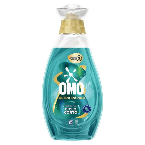 Detergente Líquido Omo Lavado Rápido 1.18 L