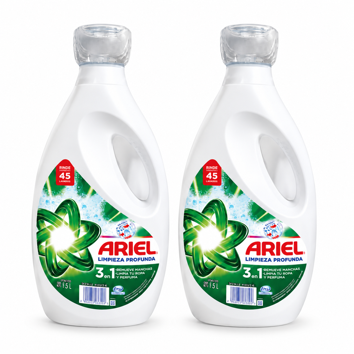 Pack Detergente Líquido Ariel Limpieza Profunda 1,8 Litros