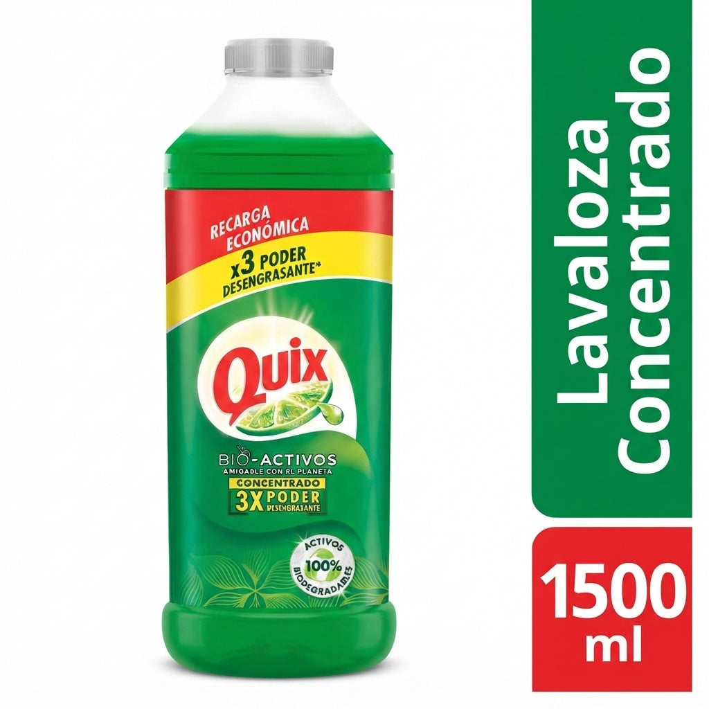 Lavalozas Quix Recarga Económica 1500 ml